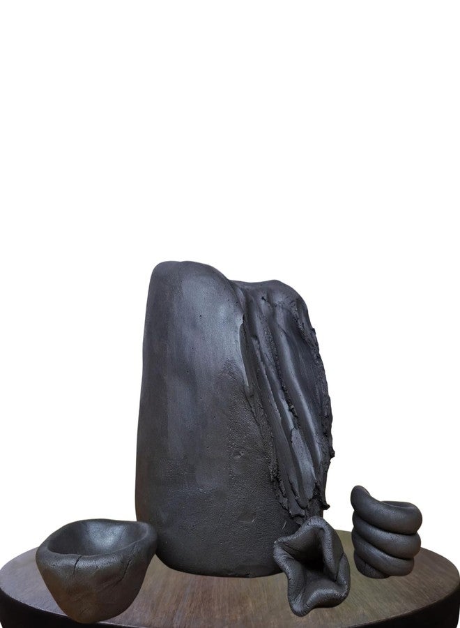 Ganesh Pottery طين خزفي حجري متوسط الحرارة من غانيش بوتري | مناسب للحرق المتوسط (مخروط 5-7) للتزجيج، والأعمال اليدوية، والخراطة، والتشكيل اليدوي، والنحت | طين ناعم وسهل التشكيل للفنانين والمبتدئين (1 كجم) - Image 1